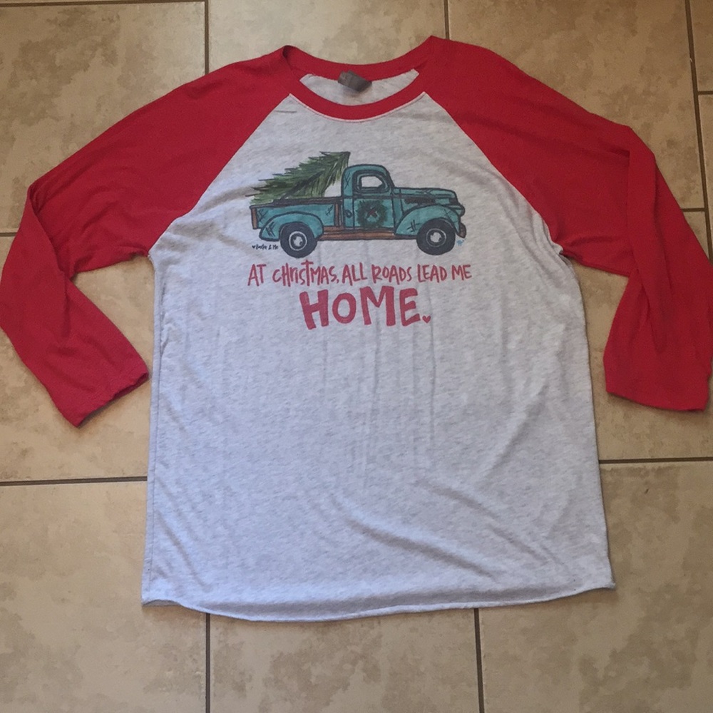 Next Level Christmas Baseball Tee